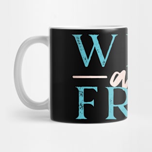 Wild and Free - Turquoise Rose Gold Mug